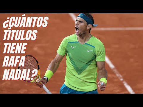 ¿Cuántos títulos ha ganado Rafa Nadal en torneos nacionales?